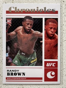 UFC - 2023 Chronicles - Rookie - Randy Brown - # 74 Base - Welterweight