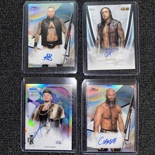 2020 Topps Chrome Autograph Cards. Topps Finest Auto. WWE/NXT. New.