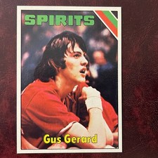 1975-76 Topps ABA Set GUS GERARD #241 SPIRITS *GEM MINT* VENDING PRISTINE