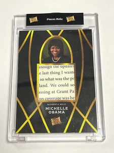 2022 Pieces Of The Past Michelle Obama Authentic Relic POTP-6 - Bild 1 von 2