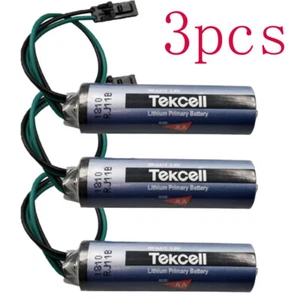 3x for Tekcell SB-AA11 3.6V 2400mAh AA Battery Non Rechargeable with Black Plug - Picture 1 of 7