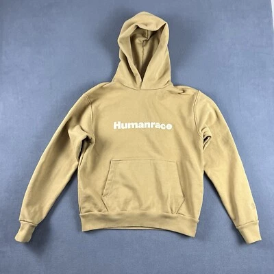 Adidas Hoodie Mens Medium Gold Human Race Pharrell Pharrell Williams Sweatshirt - Image 1 of 4