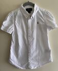 Girls Age 6 Ralph Lauren White Button Up Shirt