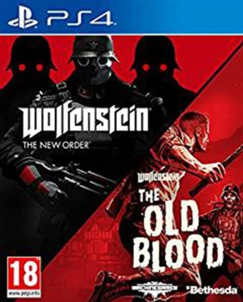 Wolfenstein The New Order and The Old Blood Doub RE SEALED PS4 PAL Playstation 4 - Image 1 of 1