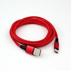 2 Metre Red Type C Usb Charging Charger Cable Lead For Nintendo Switch & Lite