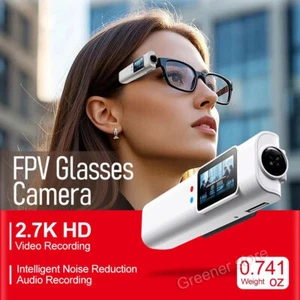Mini Numérique Lunettes Caméra Wifi 2.7K 1080p Action Cam Sport Vidéo Recording - Imagen 1 de 23