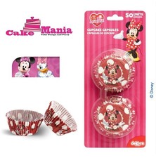 50 PIROTTINI MINNIE DISNEY CUPCAKE MUFFIN IN CARTA DA FORNO CAKEDESIGN CAKEMANIA