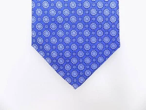 Corbata de seda profesional para hombre Bloomingdale's azul precio de venta sugerido por el fabricante 59 USD - Imagen 1 de 3