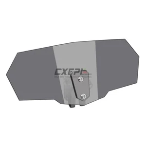 Universal Adjustable Windscreen Wind Deflector Windshield For Kawasaki BMW Honda - Bild 1 von 9