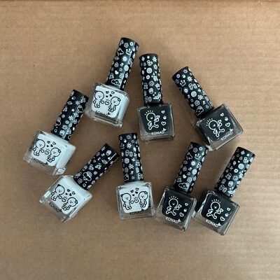 [KONAD] 8 特殊指甲油 [4 白色 + 4 黑色] — 第 1/3 张图片