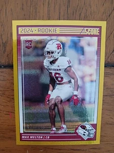 2024 Score Football Max Melton orange parallel #'d 145/240 - Bild 1 von 4