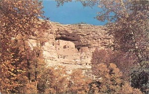 Postal Montezuma Castle Verde Valley Central Arizona AZ sala acantilado - Imagen 1 de 2