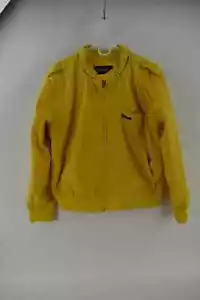 Beverly Hills Polo Club Womens Yellow Full Zip Bomber Jacket Size XXL - Picture 1 of 4