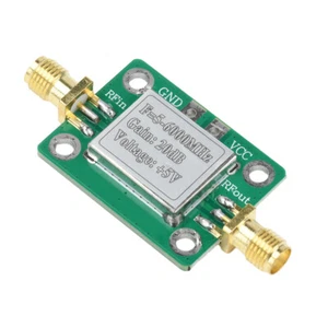 Placa amplificador de señal de banda ancha 5M-6GHz DC 5V RF ganancia 20dB módulo de alimentación 50ohm - Imagen 1 de 9