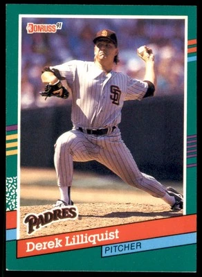 1991 Donruss Derek Lilliquist San Diego Padres #570 - Image 1 of 2