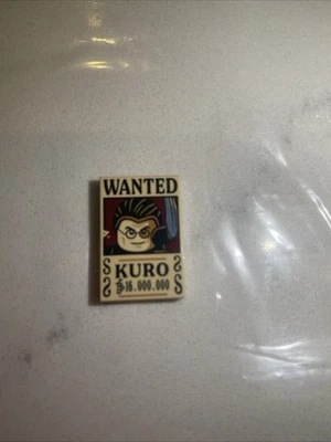 LEGO One Piece KURO Wanted Poster 75636 75637 75638 75639 NEW Printed Luffy - Image 1 of 2