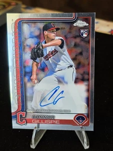 Connor Gillispie Auto 2025 Topps Chrome #RA-CG Rookie Autograph RC Guardians - Picture 1 of 2