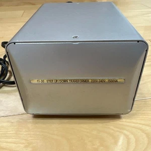 KASHIMURA NTI-150 Voltage Converter 220-240V/1500VA Transformer Tested Japan - Picture 1 of 6