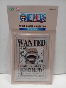 ONE PIECE METAL POSTER COLLECTION 1'USCITA LIMITED EDITION EDICOLA - Imagen 1 de 1