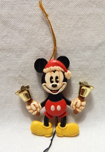 Hallmark Mickey Mouse Bell Ringing Santa Disney Keepsake 2001 Ornament Christmas - Picture 1 of 5