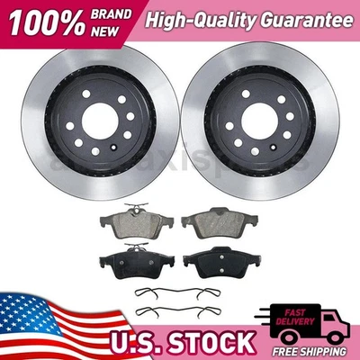 3 Rear Wagner Brake Disc Brake Pad Set Disc Brake Rotor Fits 2008-2008 Saab 9-3 - Image 1 of 4