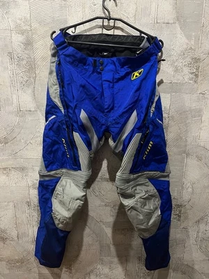 Pantalones de Montar Klim Dakar Cuero Cordura Moto Outrider 3M 34 Talla Azul Gris Foto 1 de 4