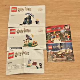 LEGO Harry Potter - Polybag Booklets sets 30677, 30651, 30706, 30111, & 30392