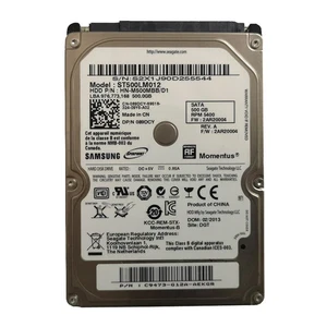 Samsung 500GB ST500LM012 5400RPM SATA 2.5" Laptop HDD Hard Disk Drive -9.5mm - Picture 1 of 3