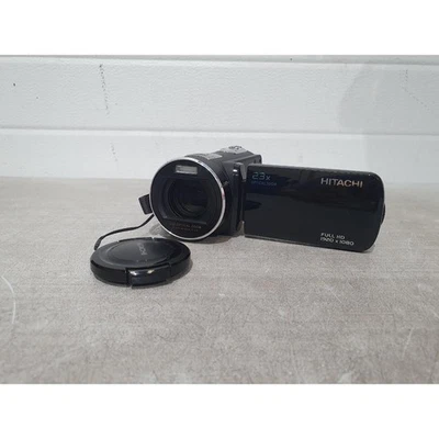 Hitachi DZHV595E HD Video Camera Black 23x Optical Zoom 5MP Sensor w/Accessories - Image 1 of 4