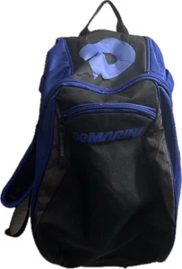 Demarini Voodoo Rebirth 2 Bat Backpack Blue & Black Baseball Softball Bag EUC - Picture 1 of 16