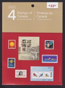 Canada Postage Scott 2022 QUARTERLY PACK NO 4 - Picture 1 of 2