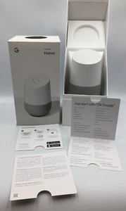 Google Home Smart Home Speaker with Google Assistant White Slate Complete N Box - Picture 1 of 24