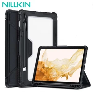 For Samsung Tab S10 Ultra/S9+ NILLKIN Magnetic Side Camera Cover Fold Stand Case - Picture 1 of 29