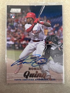 Roman Quinn 2017 Topps Stadium Club Auto #SCA-RQ Rookie Auto RC