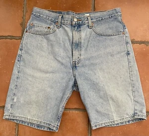 Levi's 505 Straight Fit Light wash Denim  Shorts 34” Waist 9" Inseam, High Rise - Picture 1 of 5