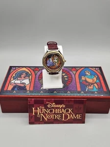 1996 Disney Hunchback of Notre Dame LE Fossil Watch in Original Wood Box - Picture 1 of 5