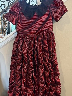 Disfraz Wishcraft Vestido de Baile Embrujado Rojo Profundo Negro Encaje Talla 14 Gótico Foto 1 de 4