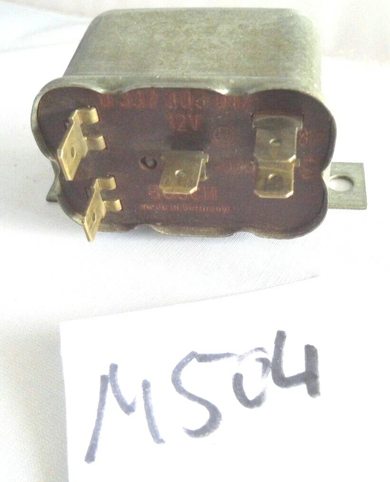 Bosch, radiator fan relay, 12V, NSU Wankel Spider, from 11/1964-, M504 - Image 1 of 3