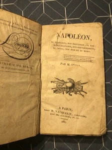 [32803-170] Napoléon - Vauquelin - 1821 - Première biographie de Napoléon - Afbeelding 1 van 3