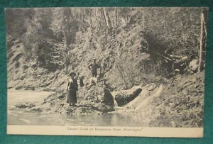 Estate Sale ~ Vintage Postcard - Canyon Creek on Dungeness River, Washington - Foto 1 di 2