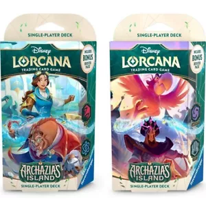 Disney Lorcana: Archazia's Island -Set of 2- Starter Decks - Picture 1 of 1