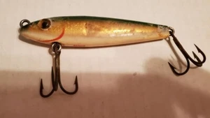 Vintage 5" Saltwater Fishing Lure 82M22 Crank Bait Plump Lure Double Treble - Picture 1 of 6