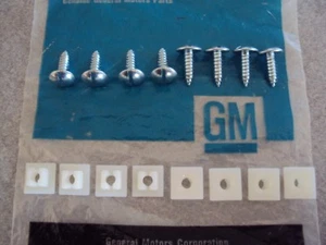 63-65 66 67 68 69 70 71 72 Pontiac GTO Judge Lemans License Plate Screws NOS Kit - Bild 1 von 1