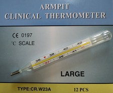  termometro al mercurio 100% si resetta facile /vetro rimanenze nuovi