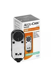 Accu-Chek Mobile Glucose Test Strips 100 Tests in 2 Cassettes, exp 2025-12 - Picture 1 of 2