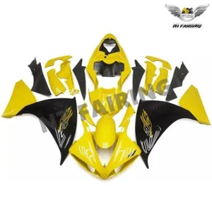 GL Injection Mold Yellow Black Fairing Fit for Yamaha YZF R1 2009-2011 ABS n018 - Picture 1 of 12