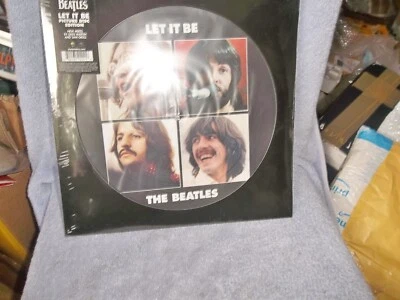 THE BEATLES PICTURE DISC VINYL LP LET IT BE LIMITED EDITION SEALED MINT UNPLAYED - Image 1 of 4