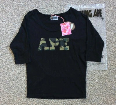 NUEVO Top Camuflado Bathing Ape Damas - OG Milo Bape Supreme Off White Kanye Gosha Foto 1 de 4