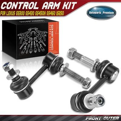 Eslabón de extremo de barra estabilizadora delantera 2 piezas para Lexus IS250 2009-2015 IS350 GS300 GS430 GS350 Foto 1 de 4