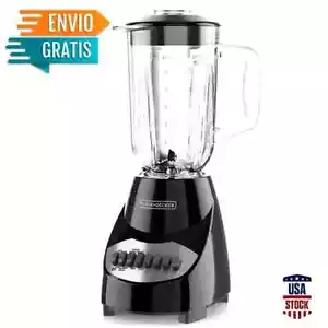 Licuadora Black Decker Vaso Vidrio 10 Velocidad Cuchilla Acero Inoxidable 5 Taza - Imagen 1 de 9